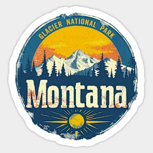 Glacier National Park Montana Sticker